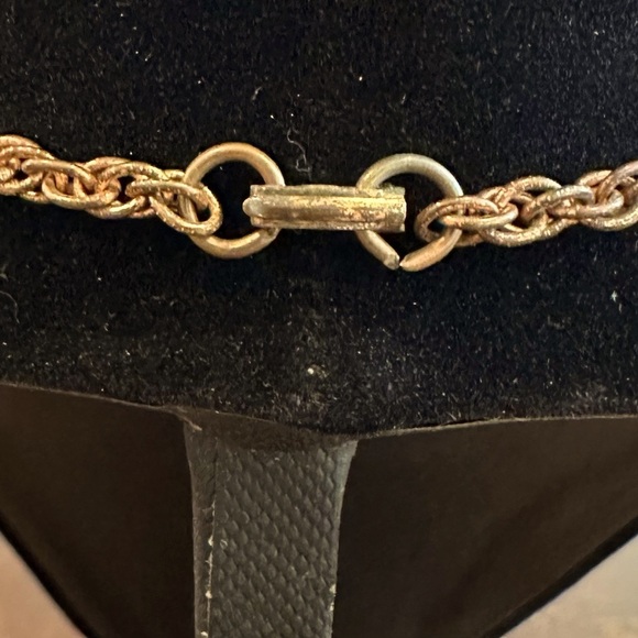 Vintage 25” Signed Van Dell Copper Necklace with Hand-Etched Copper Pendant - Picture 5 of 6